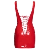 Vinyl Dress red M