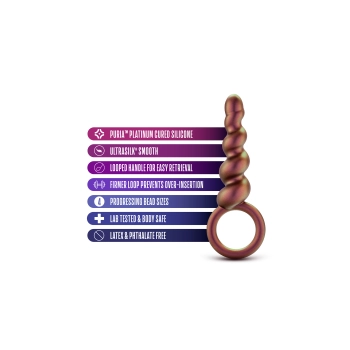 ANAL ADVENTURES MATRIX DUO LOOP PLUG COPPER