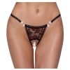 Crotchless String Pearl S/M