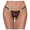 Crotchless String Pearl S/M