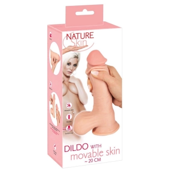 NS Dildo with movable skin 20