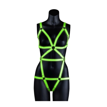 Full Body Harness - GitD - Neon Green/Black - S/M