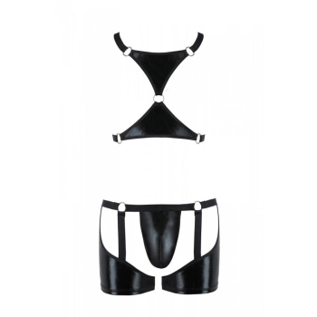 047 SET ARON black S/M - Passion