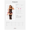 Serena Love erotyczny gorset stringi komplet XL