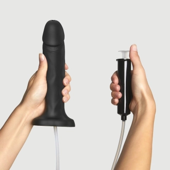 SQUIRTING CUM DILDO REALISTE NOIR - XL