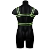 Body Harness - Glow in the Dark - Neon Green/Black - S/M