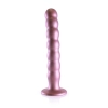 Beaded G-Spot Dildo - 8 / 20,5 cm - Rose Gold