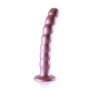 Beaded G-Spot Dildo - 8 / 20,5 cm - Rose Gold