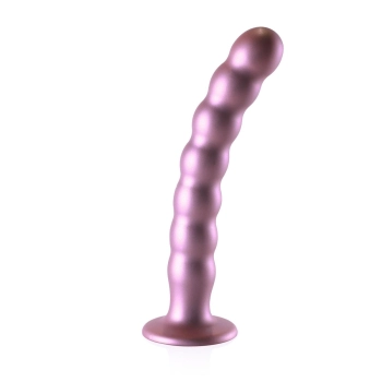 Beaded G-Spot Dildo - 8 / 20,5 cm - Rose Gold