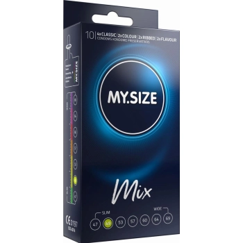 MY.SIZE Mix 49 mm Condoms- 10 pieces