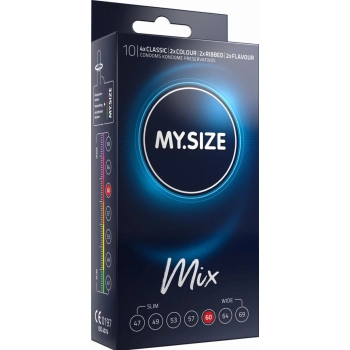 MY.SIZE Mix 60 mm Condoms- 10 pieces