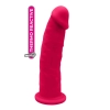 REAL LOVE DILDO 7.5INCH FUCHSIA