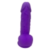 REAL LOVE DILDO WITH BALLS 8.5INCH PURPLE