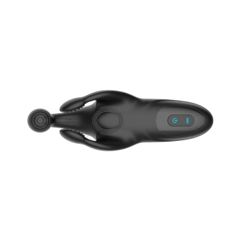 Tapping and vibrating penis stimulator