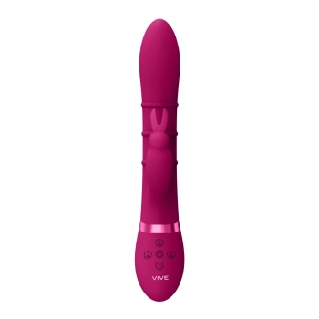 Stimulating Rings, Vibrating G-Spot Rabbit - Pink