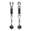 Weighted Twist Nipple Clamps Silver