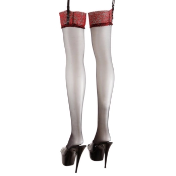 Stockings black/red 3