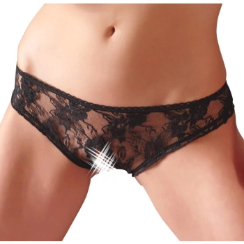 Crotchles Briefs black L