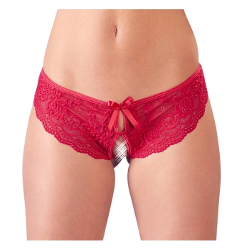 Lace Briefs Crotchless L