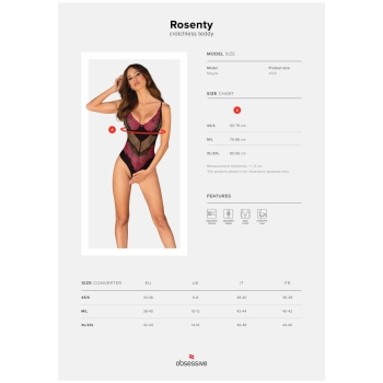 Rosenty body otwarte   XS/S