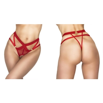 MEREDITH THONG RED L/XL