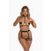 ZOEY HARNESS SET BRA+BELT S/M