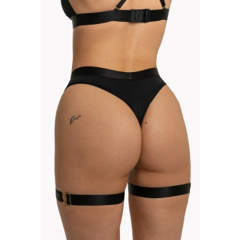 SEILA set black (bra+string) S/M