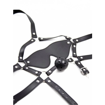 Maska-Eye Mask With Ball Gag