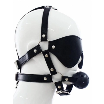 Maska-Eye Mask With Ball Gag