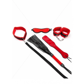 Red Bondage Set