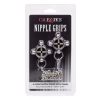 4 Point Nipple Press w Chain Black