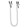 Adjustable Clamps with Chain Silver