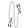 Adjustable Clamps with Chain Silver