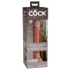 7 Inch 2Density Silicone Cock Caramel skin tone