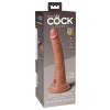 7 Inch 2Density Silicone Cock Caramel skin tone