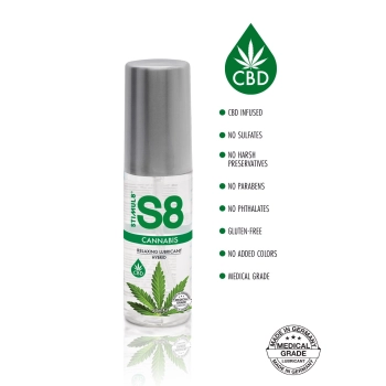 S8 Hybrid Cannabis Lube 50ml Cannabis