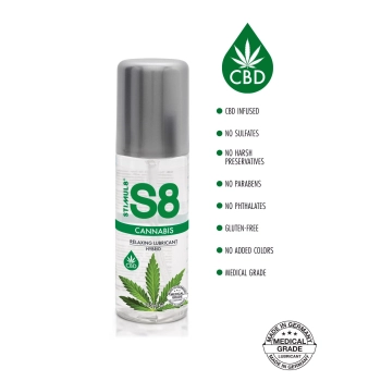 S8 Hybrid Cannabis Lube 125ml Cannabis