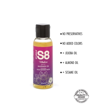 S8 Massage Oil 50ml Omani Lime & Spicy Ginger