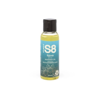 S8 Massage Oil 50ml French Plum & Egyptian Cotton