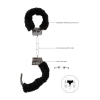 Pleasure Furry Hand Cuffs - With Quick-Release Button