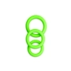 3 pcs Cock Ring Set - Glow in the Dark - Neon Green