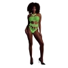 Body with Grecian Neckline - Neon Green - XS/XL