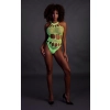 Body with Grecian Neckline - Neon Green - XS/XL