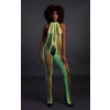 Bodystocking with Halterneck - Green - XS/XL