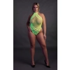 Body with Halter Neck - Neon Green - XL/XXXXL