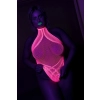 Body with Halter Neck - Neon Pink - XS/XL