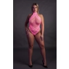 Body with Halter Neck - Neon Pink - XL/XXXXL