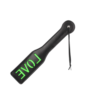 Love Paddle - Glow in the Dark - Black/Neon Green