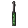 Mistress Paddle - Glow in the Dark - Black/Neon Green