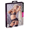 Lace Suspender Set M